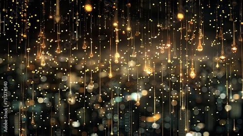 twinkle raining glitter photo