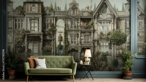 decor wallpaper house background © vectorwin
