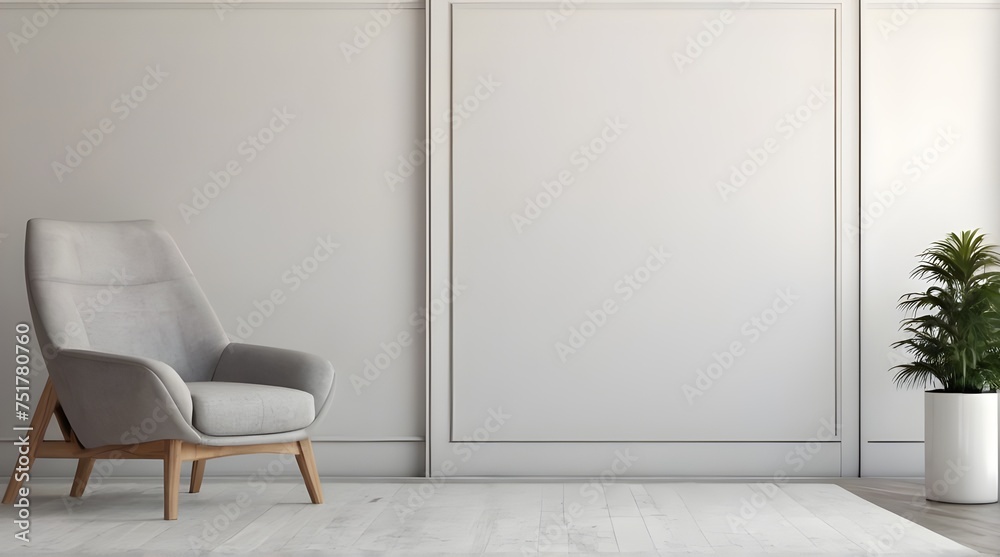 Beautiful Contemporary living room with mock up frame on the wall. Mockup poster frame in modern interior. Beautiful Contemporary living room with mock up frame on the wall. Mockup poster frame in modern interior.
