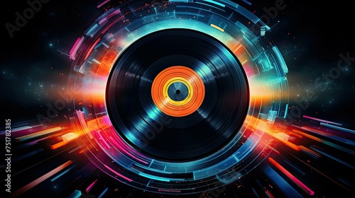 groove circle music background