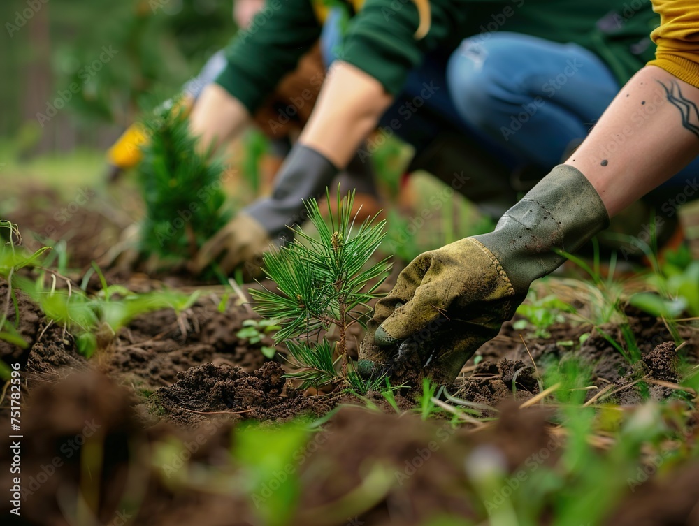 Naklejka premium climate change / World 