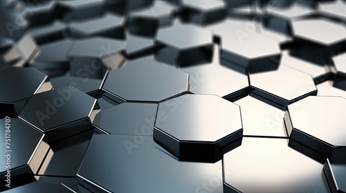 abstract futuristic hexagon background