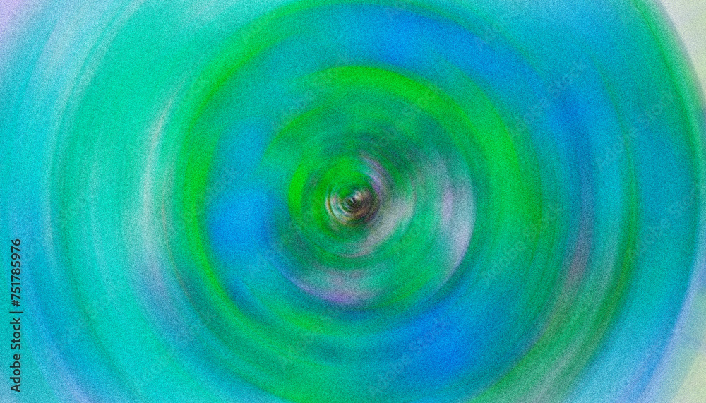 fondo con distorsión circular de color azul y verde con efecto de degradado, color fondo abstracto áspero, ruido granulado, textura grunge, futurista - obrazy, fototapety, plakaty 