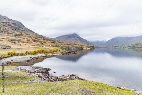 Relections on Wast Water lake in Lake District National Park. © Emily_M_Wilson
