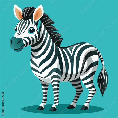 Illustration of a zebra