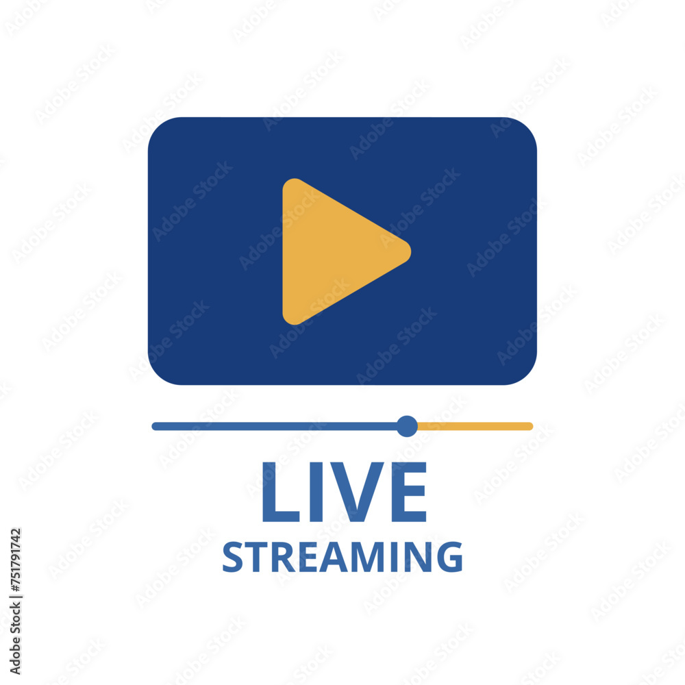 Live streaming, online video viewing. Video podcasts. Video diaries. Webinars and virtual meetings. Vector design. element Live streaming, online video viewing. Video podcasts. Video diaries. Webinars and virtual meetings. Vector design. element
