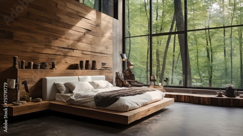 natural wood interior room