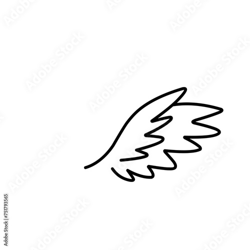 Wings sketch doodle