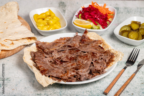 Фотография Meat doner kebab