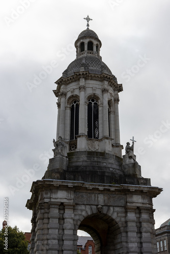 Photography Trinity College, Campanile, Library Square, Ireland's oldest university