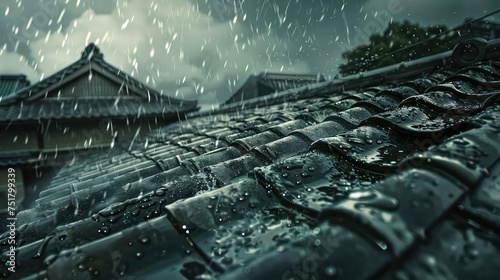 damage raining roof photo