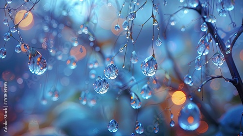 weather rain beads photo