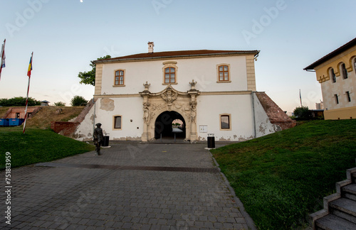 The entrance gate to the Alba Carolina Citadel 1