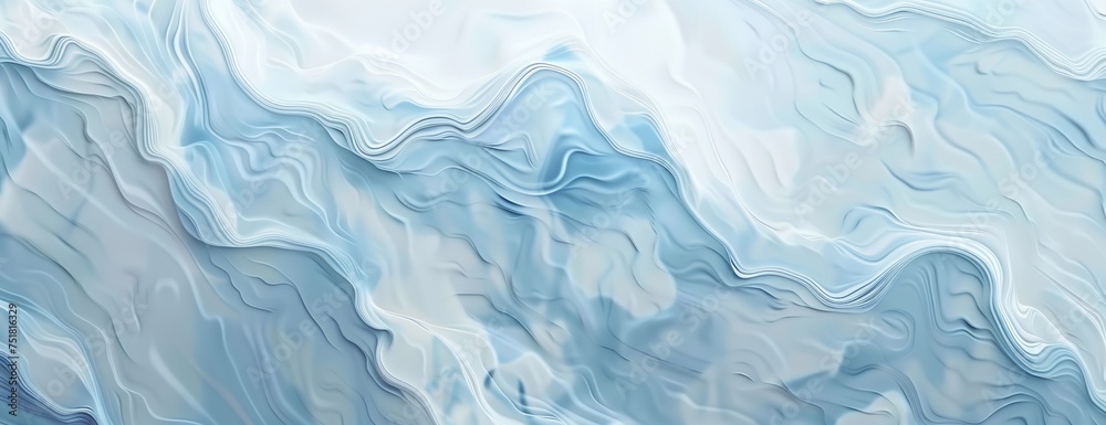 a blue and white abstract background with wavy shapes a blue and white abstract background with wavy shapes