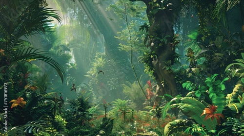 wildlife jungle rain forest