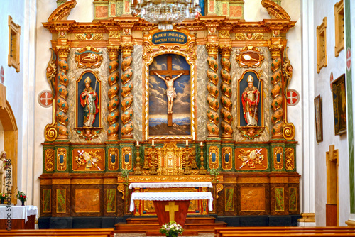 Innenansicht der Kirche St-François in Annecy (Haute-Savoie, Auvergne-Rhône-Alpes) Frankreich