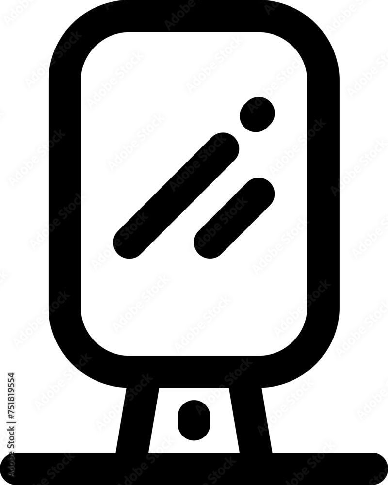 mirror icon. vector line icon for your website, mobile, presentation, and logo design. mirror icon. vector line icon for your website, mobile, presentation, and logo design.
