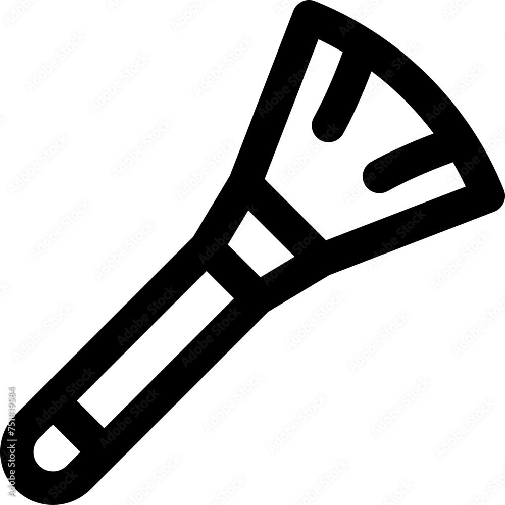 makeup brush icon. vector line icon for your website, mobile, presentation, and logo design. makeup brush icon. vector line icon for your website, mobile, presentation, and logo design.