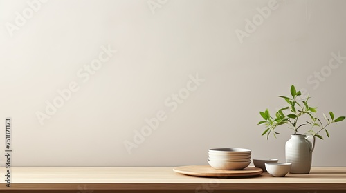 cooking table kitchen background © vectorwin