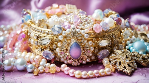 fashion ornament jewelry background