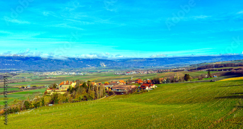Gemeinde Bavois im Distrikt Jura-Nord vaudois des Kantons Waadt in der Schweiz photo