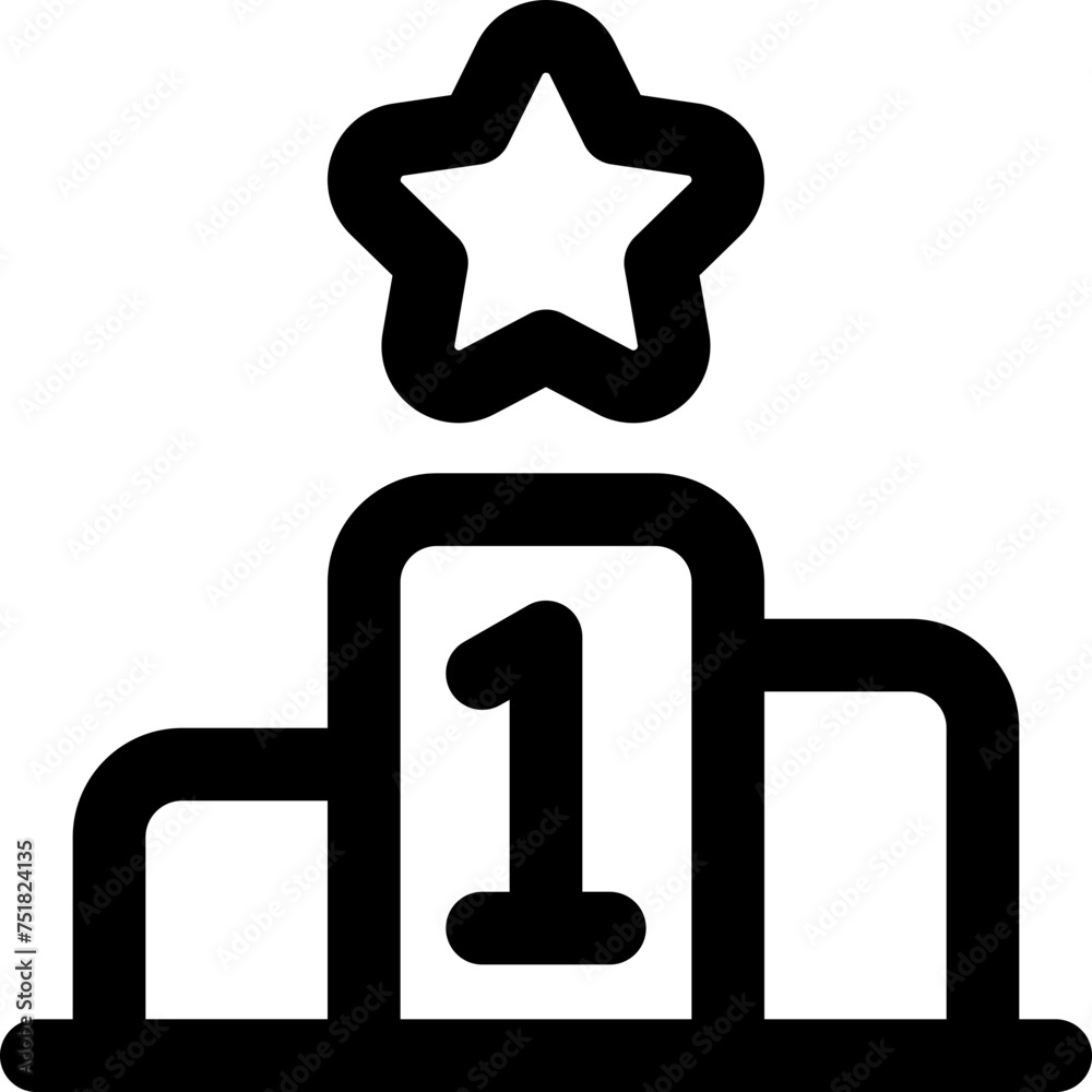 podium icon. vector line icon for your website, mobile, presentation, and logo design. podium icon. vector line icon for your website, mobile, presentation, and logo design.