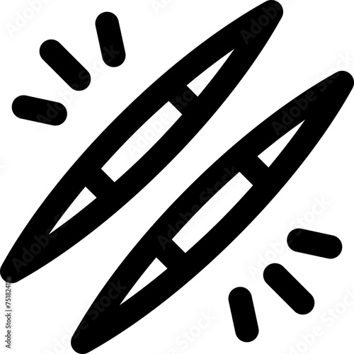 javelin icon. vector line icon for your website, mobile, presentation, and logo design.