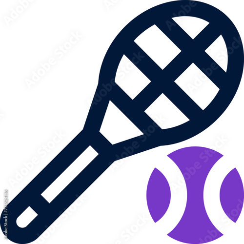 tennis icon. vector dual tone icon for your website, mobile, presentation, and logo design.