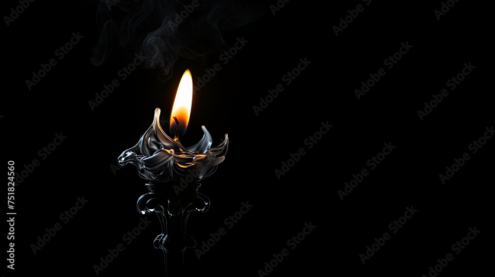 Fototapeta premium night light black background