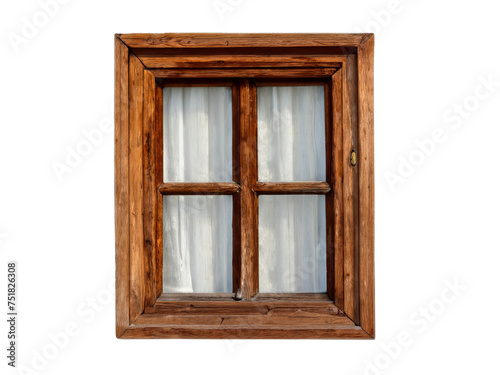 old wooden windows, png