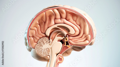Órgão Central da Anatomia do Cérebro do Sistema Nervoso Humano