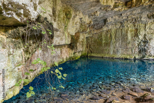 Zervati karstic cave in Sami village, Kefalonia, Ionian islands, Greece.
