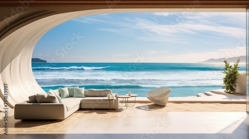sea wave luxury background