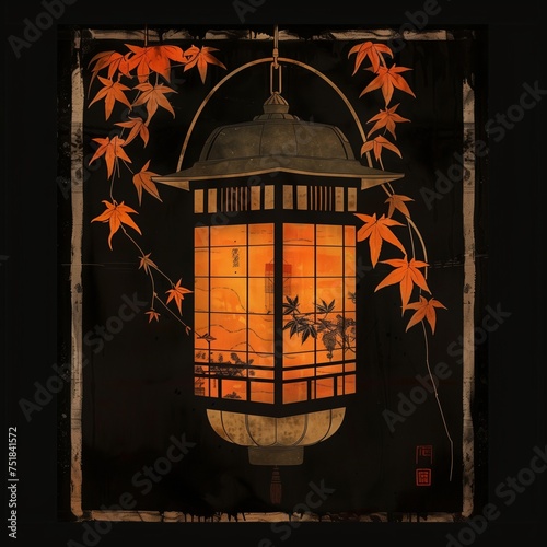 Japanese Traditional Lantern photo