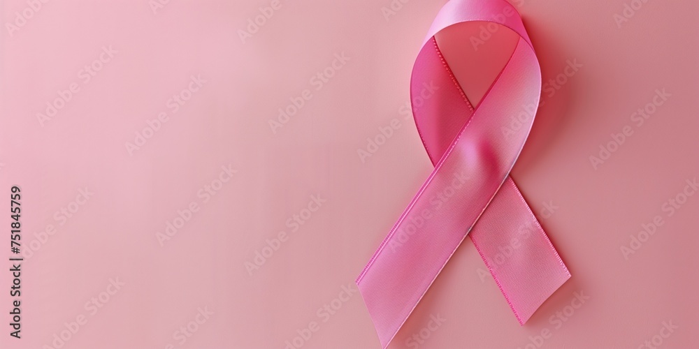 pink ribbon Brest cancer symbol isolated on solid background pink ribbon Brest cancer symbol isolated on solid background