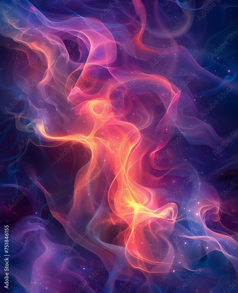 abstract fractal background for creative design