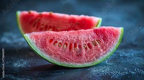 A Slice of Watermelon on a Table