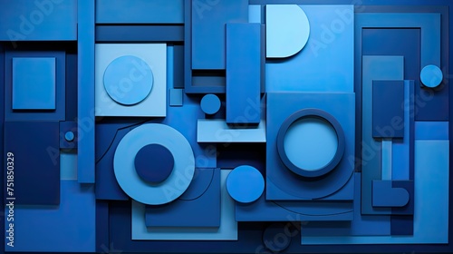 texture shape blue background