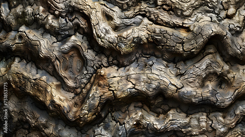 Close Up View of Tree Trunk