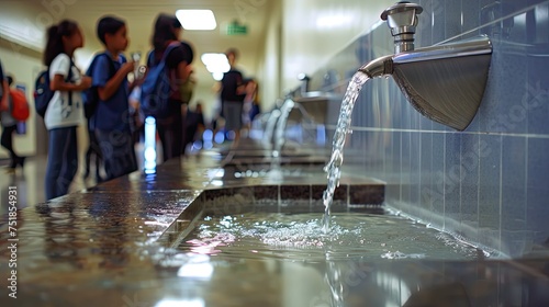 refresh school water fountain