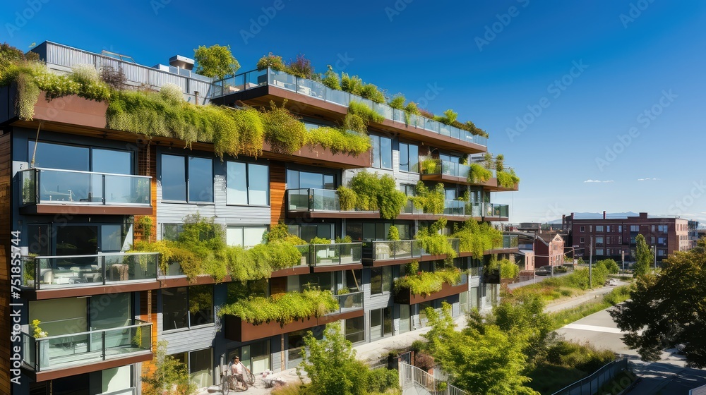 Fototapeta premium lease rental apartment building