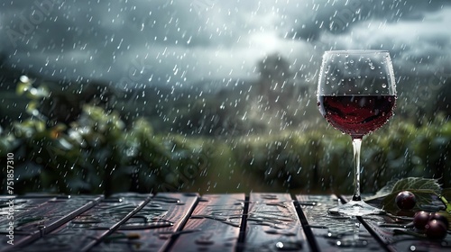 red rain wine