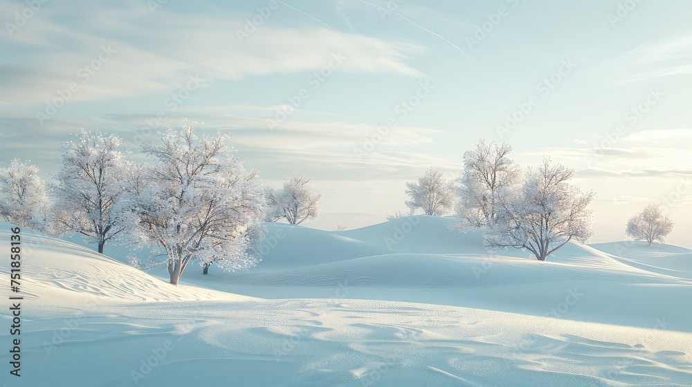 winter snowy hill