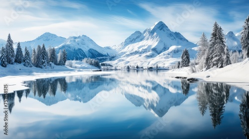 chill backdrop snow background © vectorwin