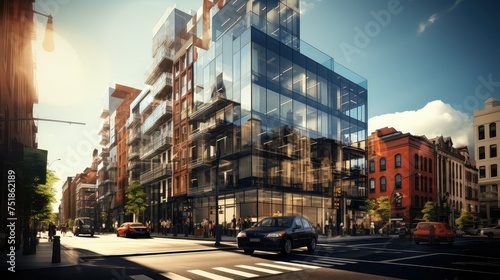 design street apartment building