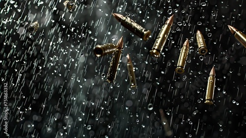 chaos raining bullets
