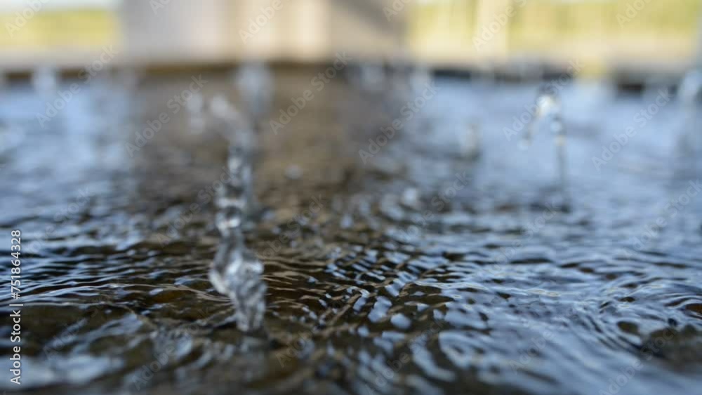 Small fountains on source site of Moscow River