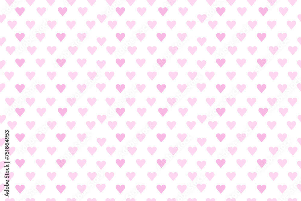 Seamless pattern with cute little pink hearts on white isolated background Seamless pattern with cute little pink hearts on white isolated background