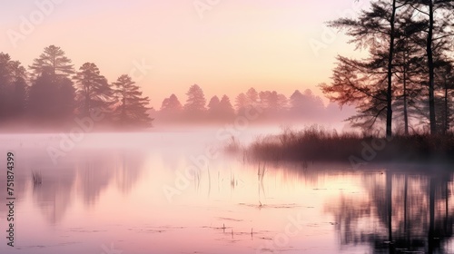 water lake landscape background © vectorwin