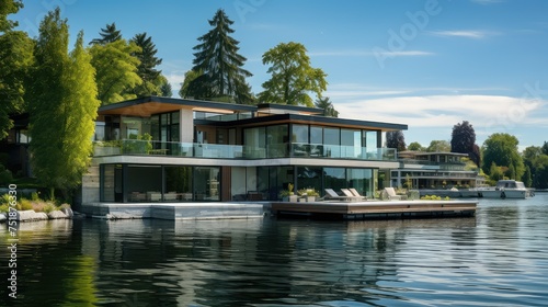 villa luxury house building © vectorwin